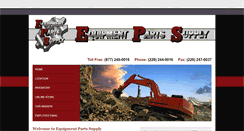 Desktop Screenshot of equipmentpartssupply.com